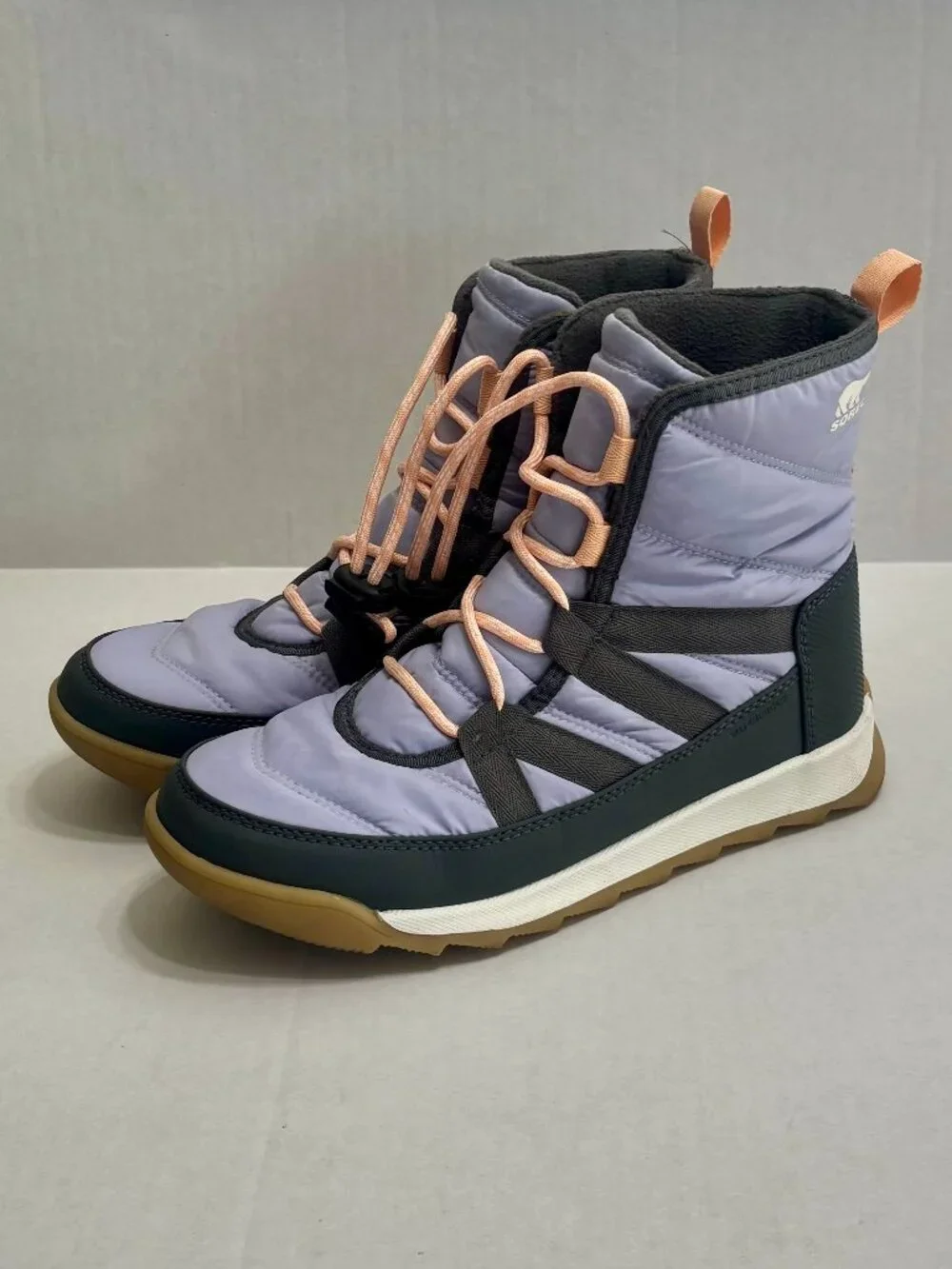 Sorel Youth Youth Whitney II Short Lace Waterproof Boots - Twilight, Grill Size5